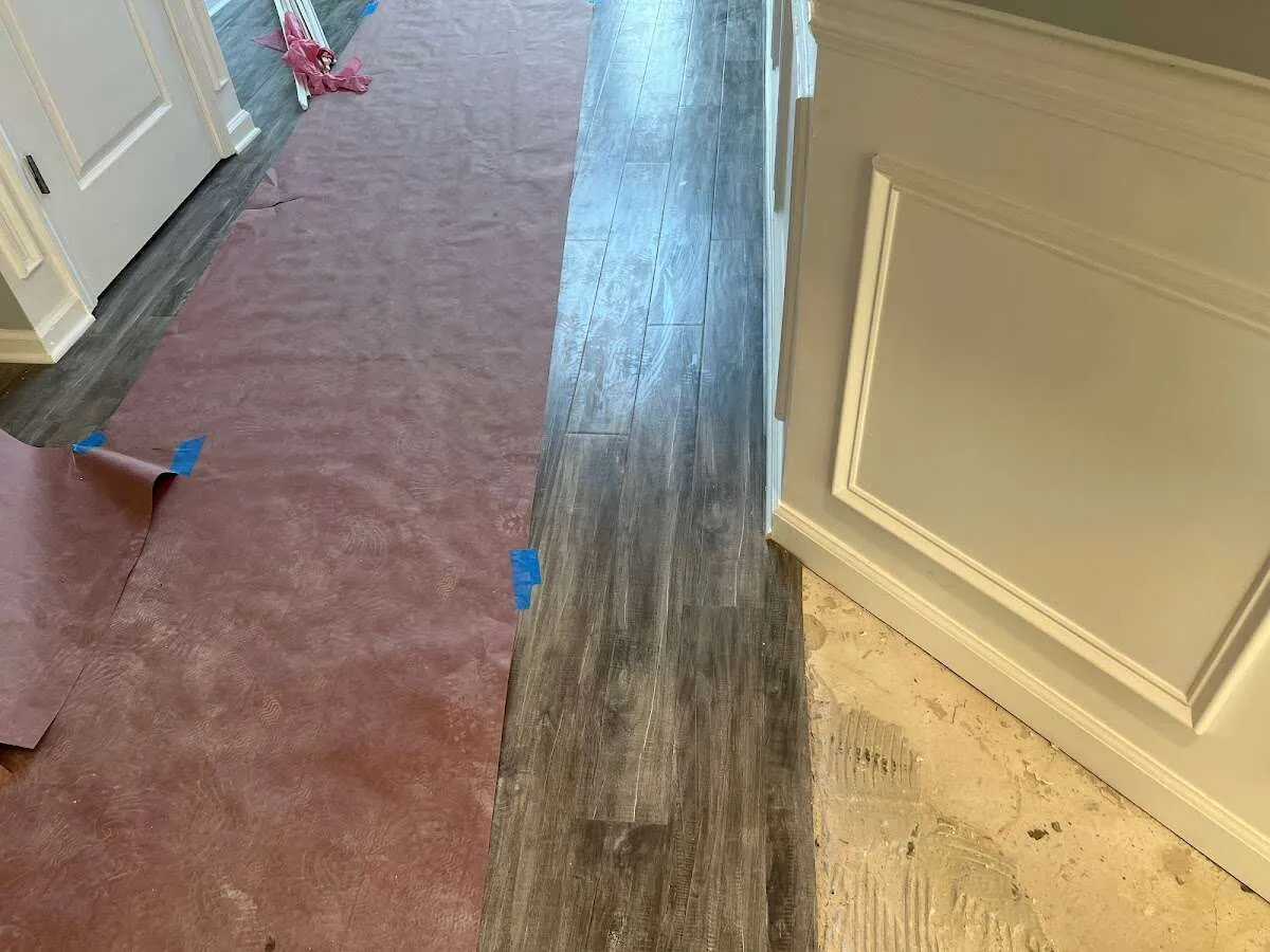 Completed marble shower restoration in Eureka